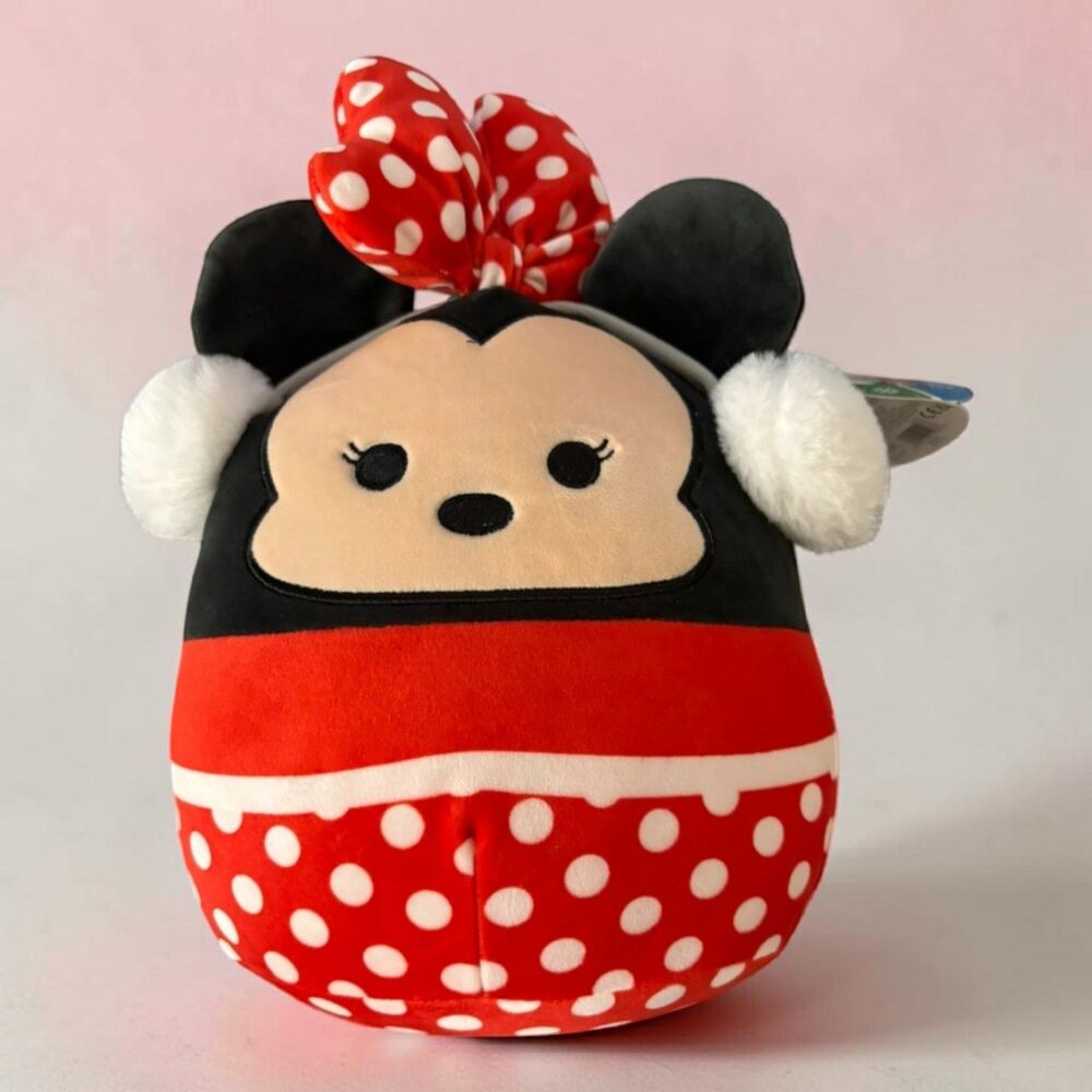 Disney Minnie Mouse Squishmallow Plush Holiday Christmas Squishmallows Soft Toy